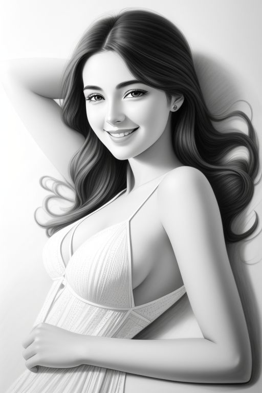 Black White Pencil Drawing 😊