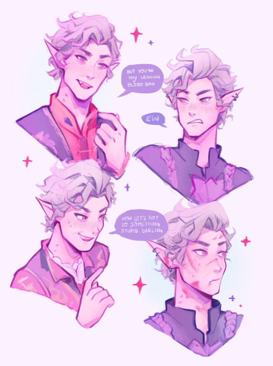 bunch of astarion doodles #astarion #bg3 #BaldursGate3