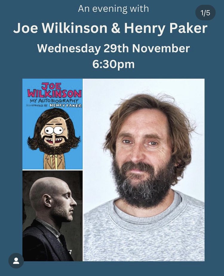 “Showing off” on the radio today about various things including Joe Wilkinson coming to show off at The Heath Bookshop event with the wonderful Henry Paker. Listen here bbc.co.uk/sounds/play/p0… (at 1hr44m). Get tickets here linktr.ee/theheathbooksh…
