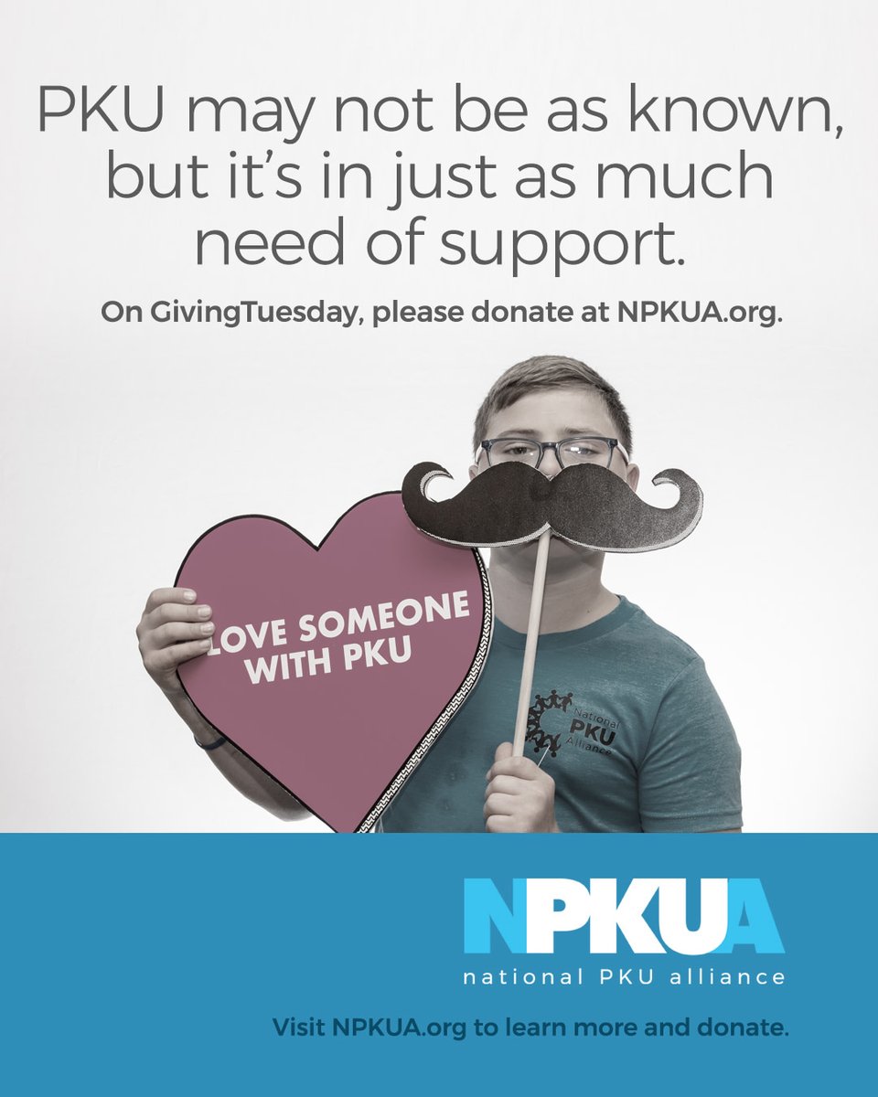 NPKUA_Info's tweet image. GivingTuesday is a few days away, and a cure for PKU isn’t far away either. Every donation gets us closer. On GivingTuesday, please support us––donate and share our post.  npkua.org/donate  #PKU #PKUStrong #NPKUA #CurePKU #GivingTuesday #GivingTuesday2023