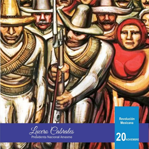 La Revolución mexicana inicio el 20 de noviembre de 1910 con un levantamiento encabezado por Francisco I. Madero contra el presidente Porfirio Díaz
#LuceroCabrales #AMEXME #mujeresempresarias #líderesfemeninas