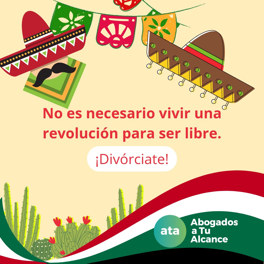 AbogadosATA's tweet photo. No es necesario vivir una revolución para ser libre. #divorcio #abogadosata https://t.co/EvQBr5ObHG