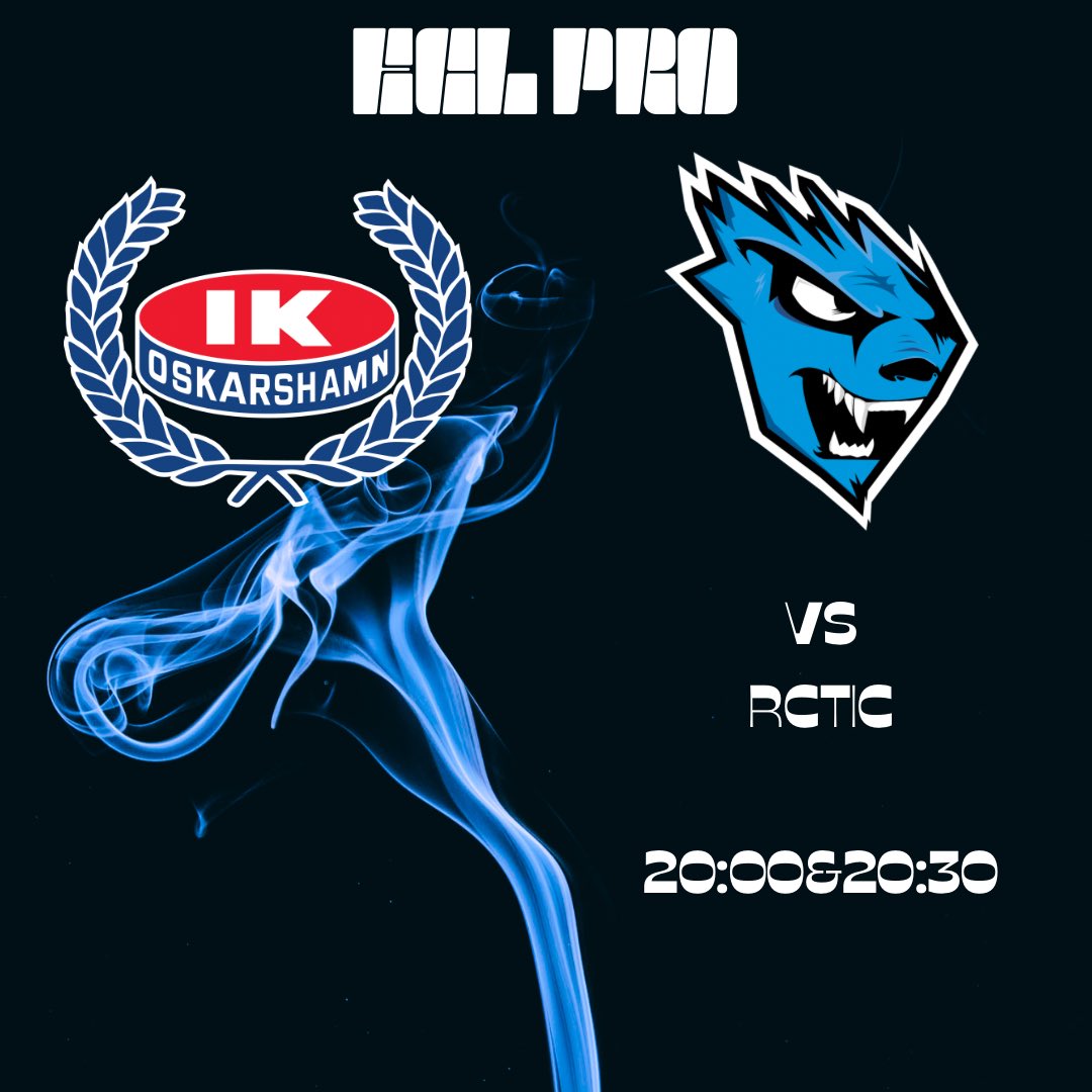 EsportIko's tweet photo. ECL premiär ikväll!🏒

🕗20:00&amp;20:30
📺 https://t.co/8mCn4ymMPt
🆚@RCTIC_NHL https://t.co/6J6gy5RnmB