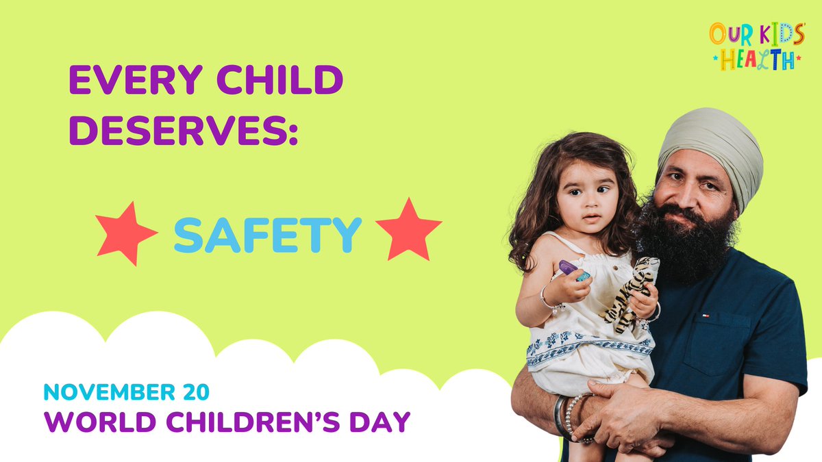 This #WorldChildrensDay, let's advocate for the safety of every child. 🌍💙

By emphasizing care and protection, we can create a world where children can thrive without fear. 

#WorldChildrensDay2023 #OurKidsHealth #ChildSafety #NationalChildDay