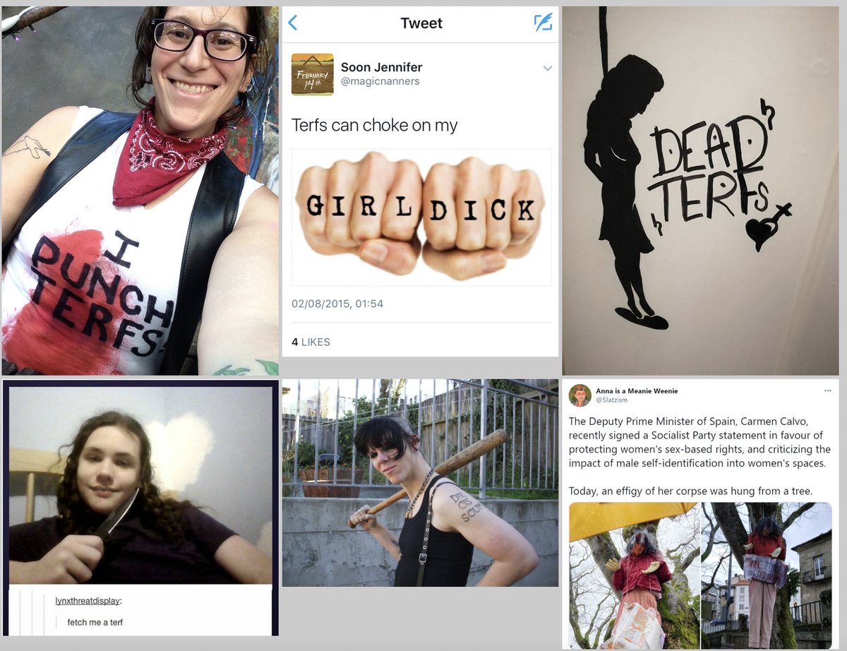 Women___Exist's tweet image. Trans activists intimidate, threaten, and bully WOMEN if we dare even speak about our rights.
In #Portland yesterday, #TRAntifa pepper sprayed women, punched women, stole from women,  damaged women’s property and their cars.
#WomanAdultHumanFemale