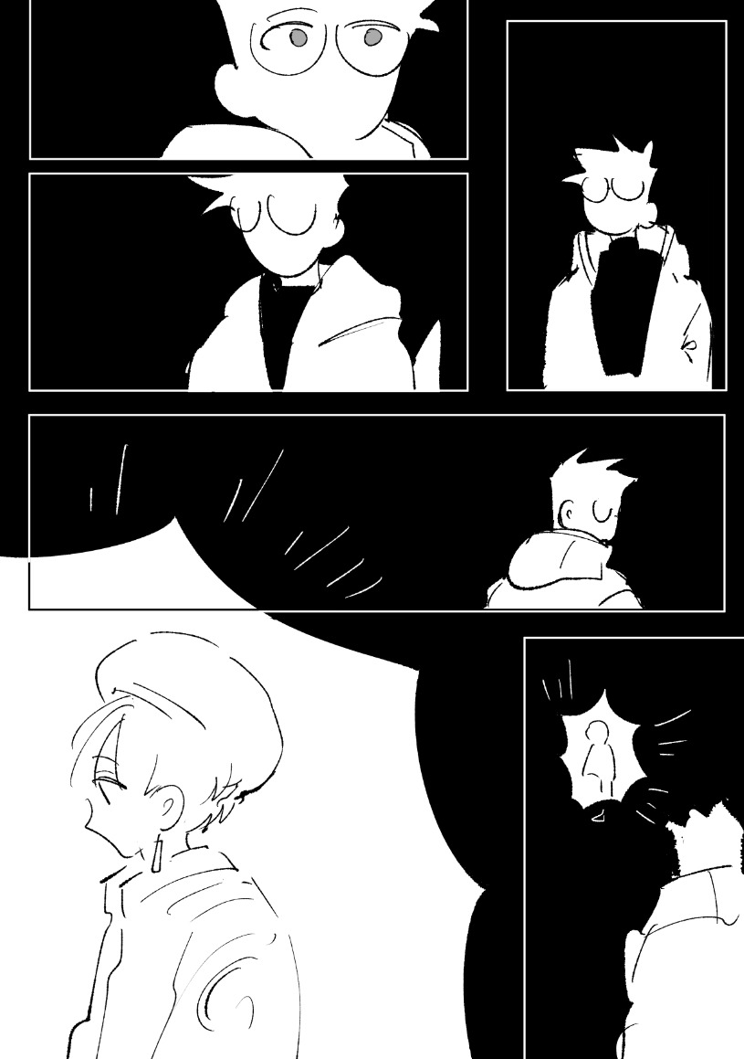 hamterudoon's tweet photo. I actually have this unfinished draft of a vashmeryl comic I drew at 5am half asleep (smth about looking like stars on their eyes,,,) https://t.co/nbyE6zprHx