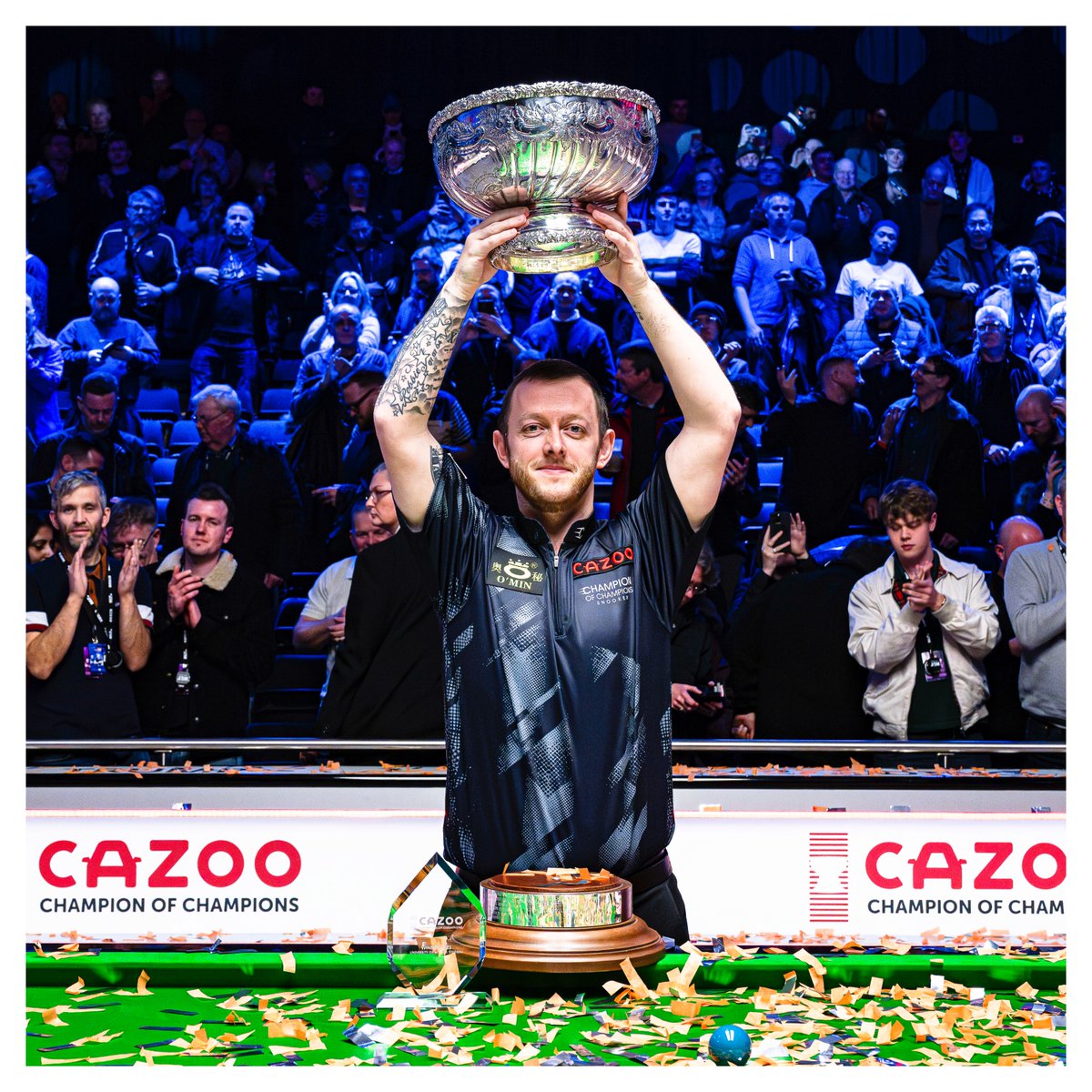 Takaimages's tweet photo. Snooker 🎱 @cazoo @ChampOfChamps #Celebration#ChampionIfChampions @itvsport @WeAreWST #cuesports #sportphotography @nikoneurope #NikonZ9 https://t.co/aUn5nZclop