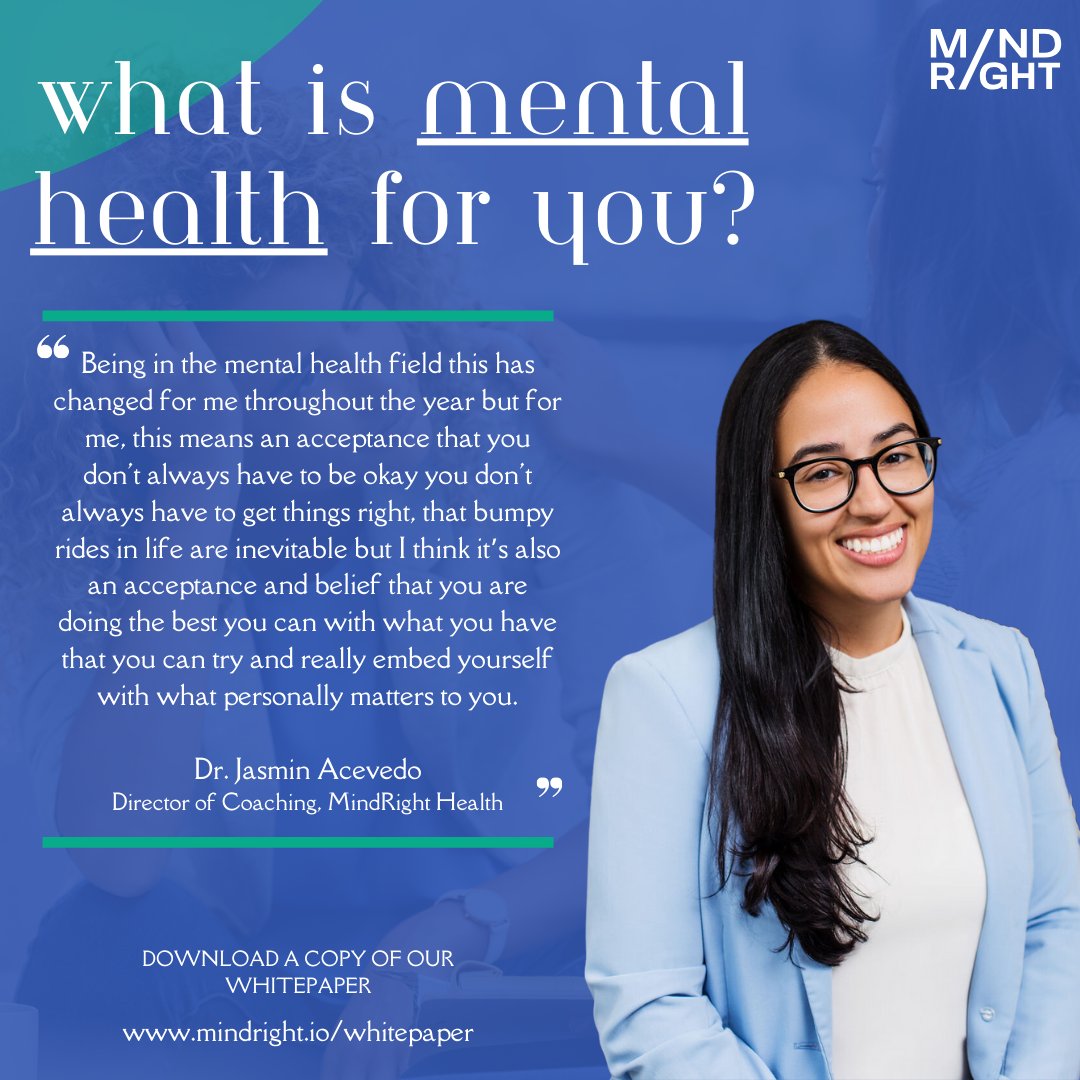 What's your voice saying about Mental Health? We're all ears. Didn't catch our webinar? No worries! Watch now at youtube.com/watch?v=VSm6qO…

#MindRightHealth #MentalHealthMonday #MentalHealthMatters