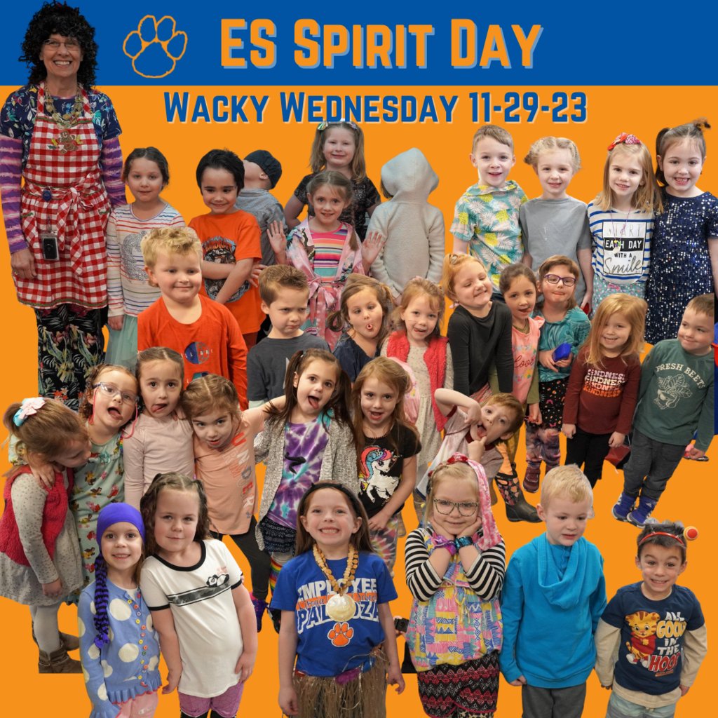 The SAC (Student Advisory Council) invites you to participate in Wacky Wednesday on Wednesday, November 29th.