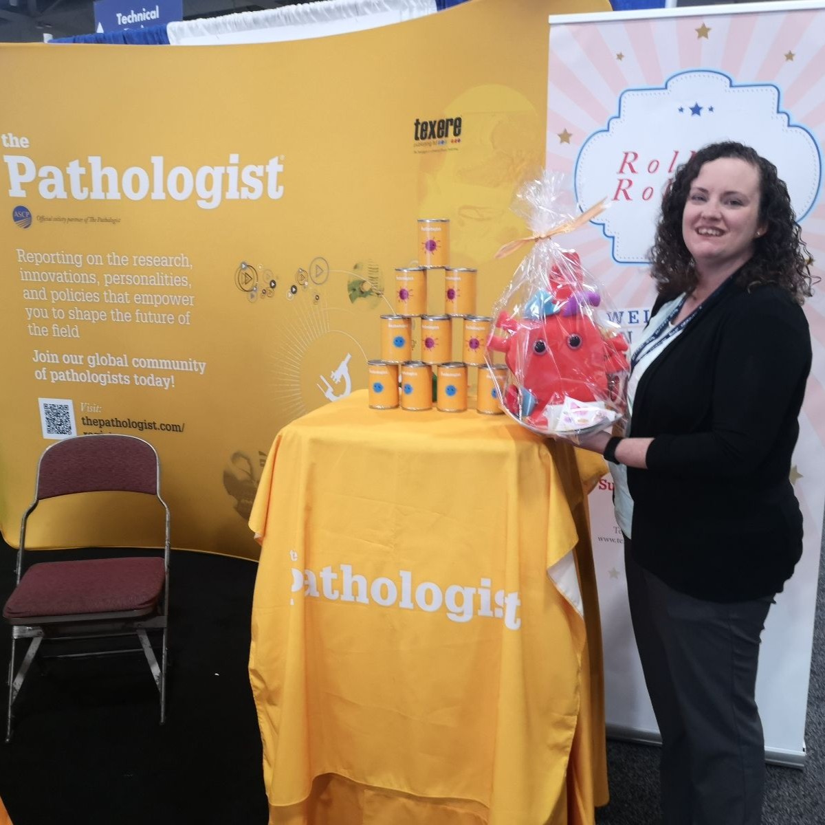 pathologistmag's tweet photo. Congratulations to Cheryl Selser, Associate Director at Decode Health for winning our Tin Can Challenge! 🦠🏆

It was a pleasure #AMP, thank you to everyone who took part! 
#pathology #AMP2023 https://t.co/CGSpMehcHU