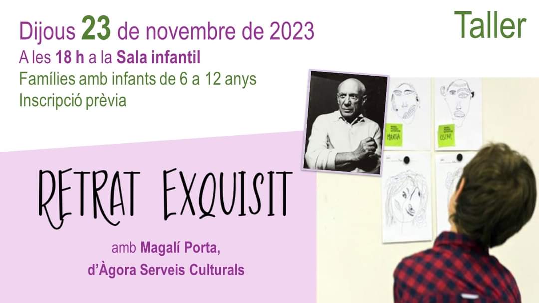 🤩Teniu petits-grans #artistes, a la família?

Apunteu-vos a les activitats que us oferim per commemorar la figura de #PabloPicasso! 

💓 Us ho passareu genial, tant si us agrada l'#art i la #pintura, com si us queda més lluny.

 ℹ️tuit.cat/Taby5
