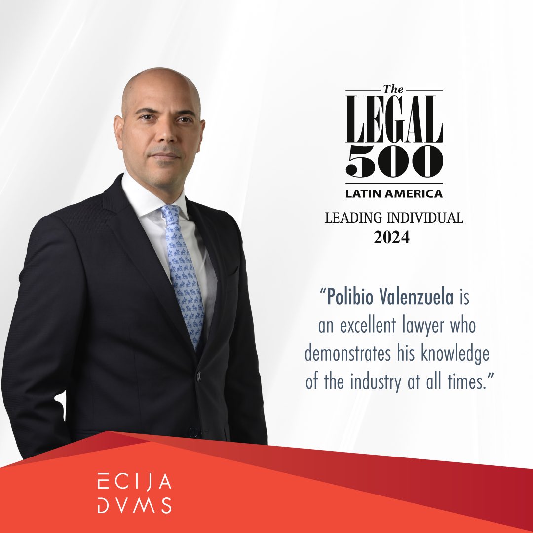¡Enhorabuena! Nuestro socio Polibio Valenzuela ha sido reconocido como Leading Individual en el área de Banking &amp; Finance por el directorio legal <a href="/thelegal500/">The Legal 500</a> . 
#legal500 #EcijaTeam #finance #banking