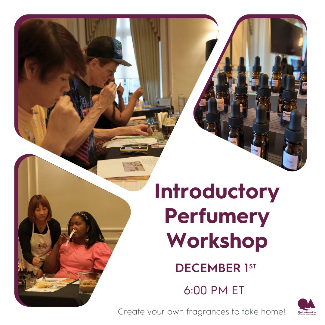 Dive into the enchanting world of fragrance on December 1st at our Introductory Perfume Workshop with DIYScentStudio! Immerse yourself in the history of scents, explore perfume structures, and discover the art of creating your own fragrance. Tickets: eventbrite.com/e/introductory…