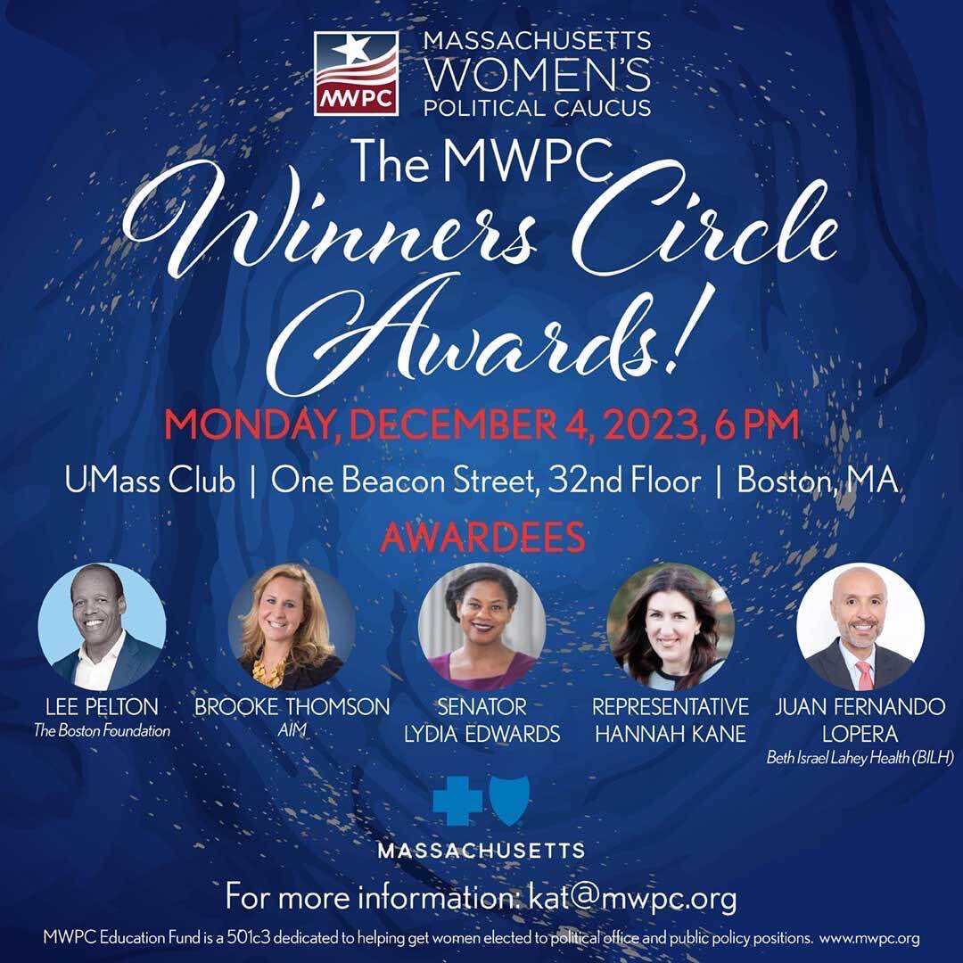 Join us December 4th for our Winners Circle Awards to celebrate our distinguished honorees! Tickets are selling fast and time is limited, purchase your tickets today using the link below! 
 https://secure.everyaction.com/Yagbdiu_PkiYQV5waohoKA2 