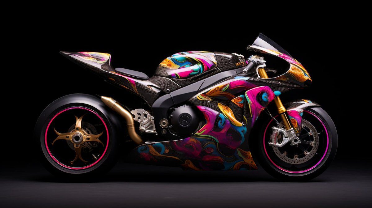 TraffAlex's tweet photo. 🌟 #Promptshare 🌟

📘 Algorithmic Orphism [SUBJECT] --ar 16:9

Algorithmic Orphism - Orphist color shapes and patterns generated algorithmically.

✨ #midjourney prompt ➡️ ALT
🔎 #tiger #motorbike #magicflower #coffee #AIArtwork #Digitalart #illustration #picture #artsy #beautiful #creative #graphics #DigitalArtist #digitalpainting