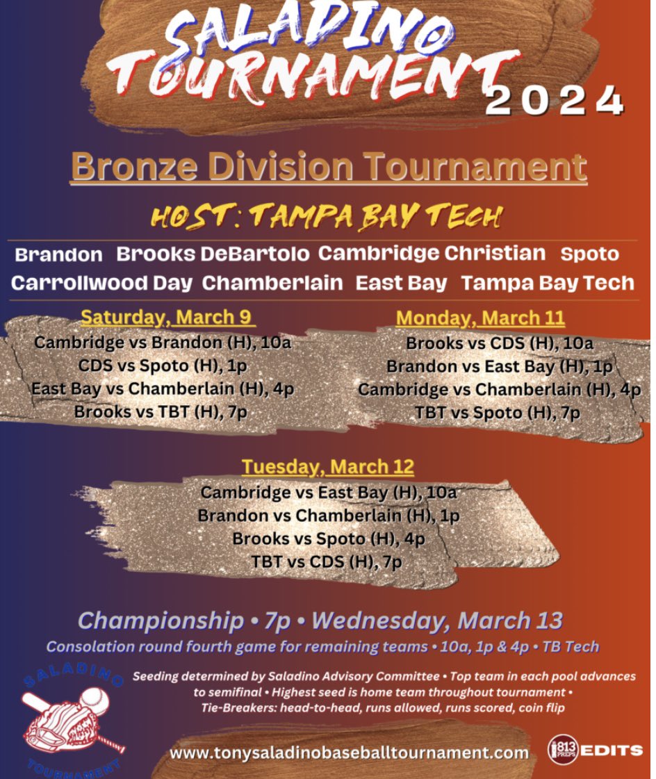 The Titans are hosting this years Bronze division for the Saladino tournament! 
We are so much looking forward to hosting everyone and a great event ✊