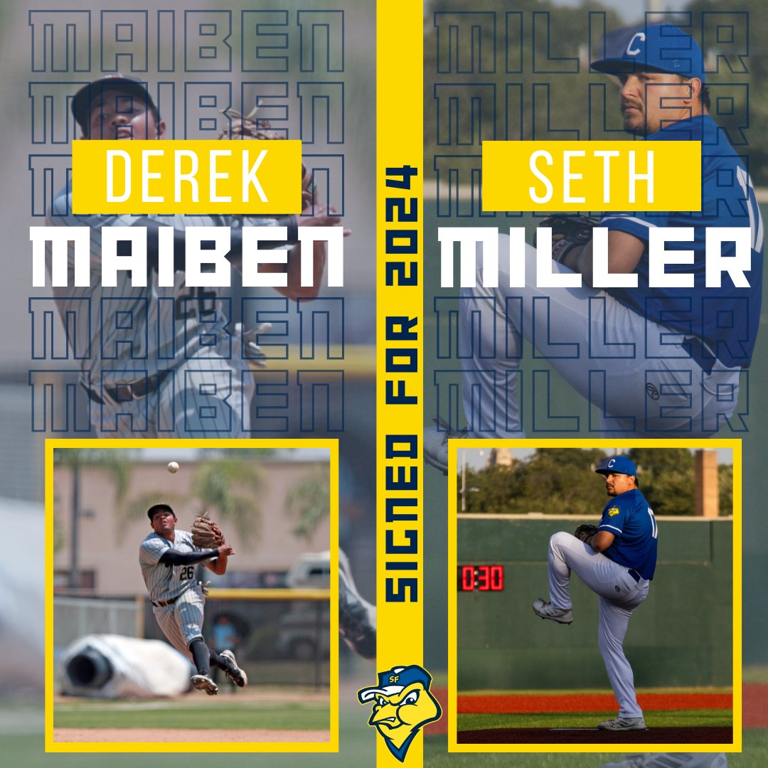 Sioux Falls Canaries on X: Sioux Falls, SD - The Canaries are pleased to  announce the signing of Rookie Infielder, Derek Maiben and returning  Right-Handed Pitcher, Seth Miller. Read full article here