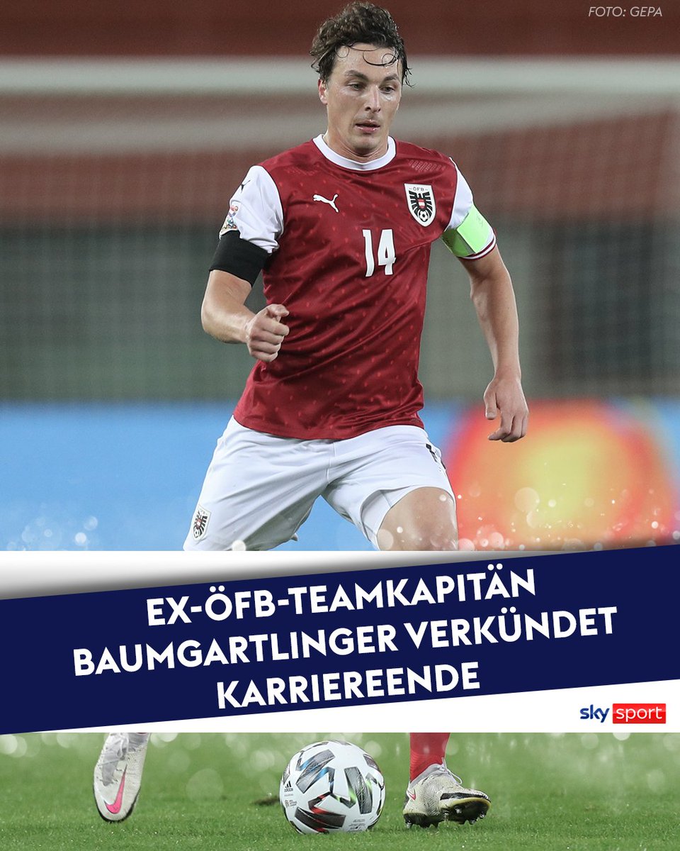 SkySportAustria's tweet photo. Ex-@oefb1904-Teamkapitän #Baumgartlinger gibt Karriereende bekannt!
Alle Infos: https://t.co/5GgPcFBozQ https://t.co/pTQ7YXxoGt
