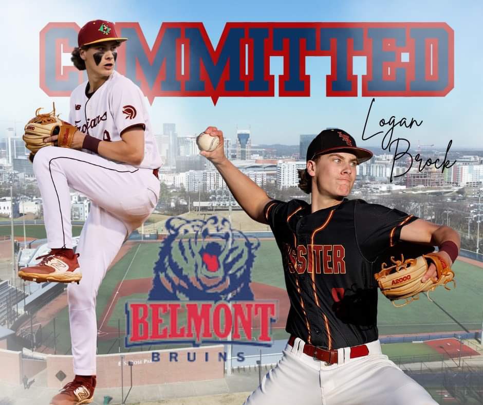 LoganBrock2024's tweet image. I’m excited to announce my commitment to play Division 1 baseball at Belmont University. I am grateful for the love and support of my family. Thanks to my coaches and teammates for helping me achieve my goals. #ItsBruinTime