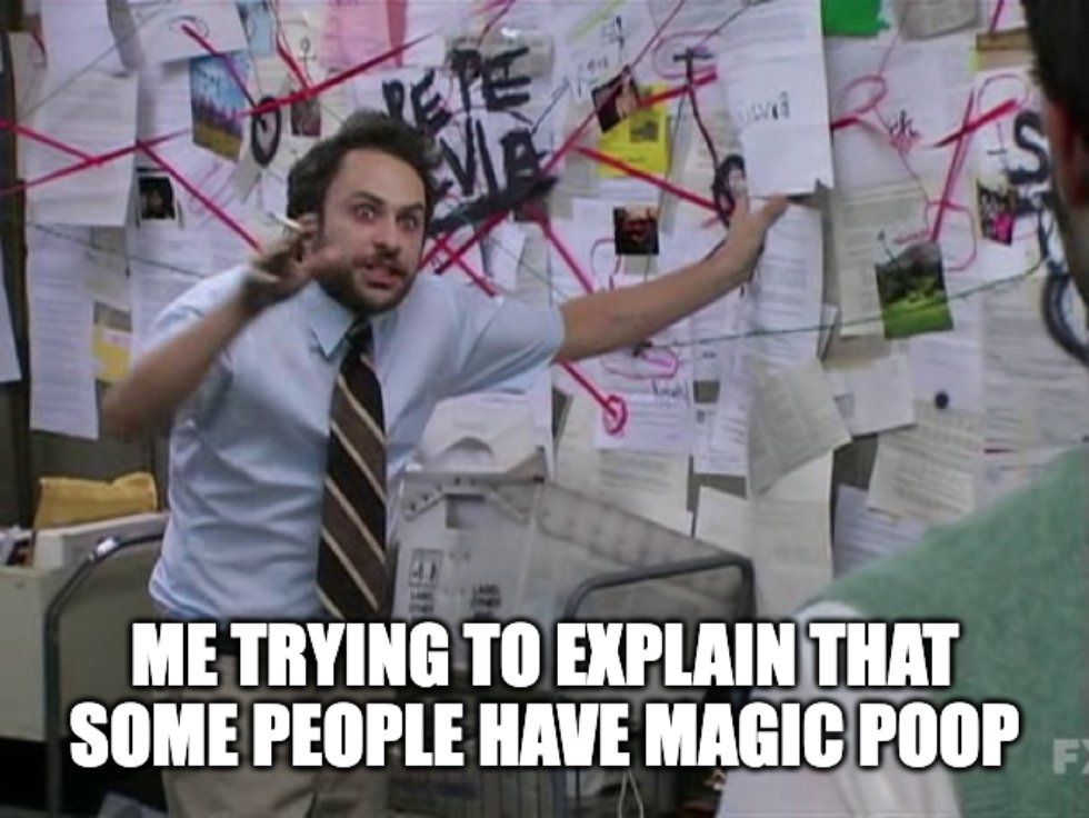 Some people think we've lost it. It's fine.

➡️ Did you know that we have a blog? Read articles about super donors, vaginal seeding, your microbiome, doctor/patient relationships, and more! 💛 designershitdocumentary.com/blog