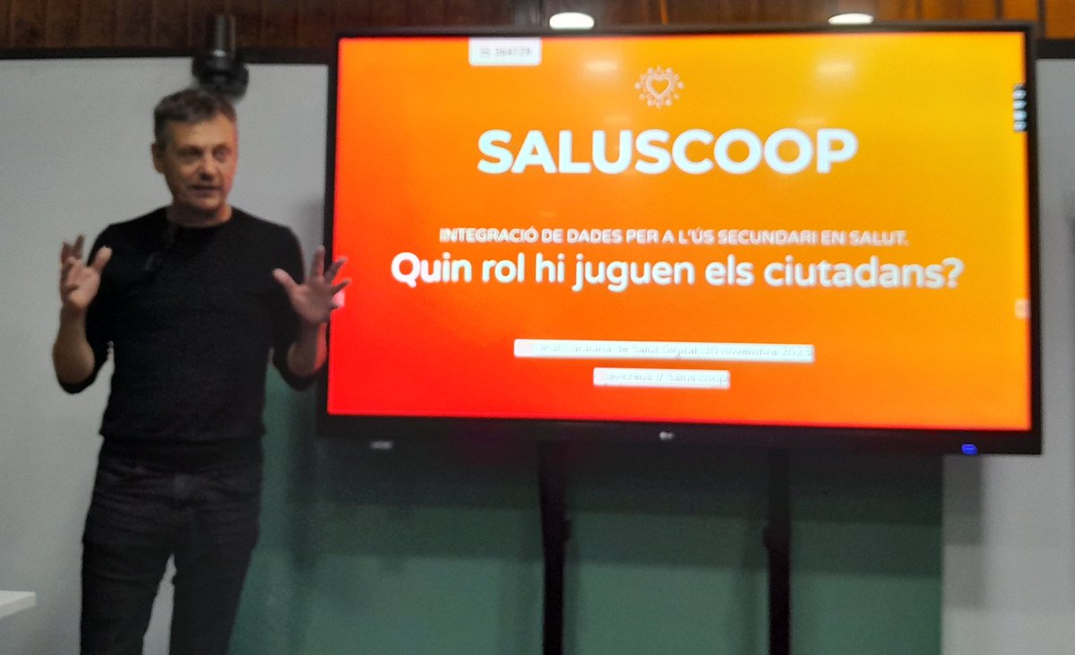 Pilar González Gálvez (@pgonzalezgal) on Twitter photo <a href="/SCSalutDigital/">SCSD</a> #dadesensalut 'el fet digital implica dades i aquestes deixen rastre. Qui utilitza les dades? Amb quin objectiu? L'ús de dades pot comportar valor?' Interessant conversa <a href="/javicreus/">javi creus</a> <a href="/francesc_lopez/">francesc lopez</a> <a href="/SalusCoop/">Salus.Coop</a> <a href="/jordimartinez67/">Jordi Martínez</a> @ticsalut <a href="/ganyet/">Josep M. Ganyet</a> <a href="/NuriaEspuny/">Núria Espuny Salvadó</a> <a href="/SCSalutDigital/">SCSD</a> #dadesensalut 'el fet digital implica dades i aquestes deixen rastre. Qui utilitza les dades? Amb quin objectiu? L'ús de dades pot comportar valor?' Interessant conversa <a href="/javicreus/">javi creus</a> <a href="/francesc_lopez/">francesc lopez</a> <a href="/SalusCoop/">Salus.Coop</a> <a href="/jordimartinez67/">Jordi Martínez</a> @ticsalut <a href="/ganyet/">Josep M. Ganyet</a> <a href="/NuriaEspuny/">Núria Espuny Salvadó</a>
