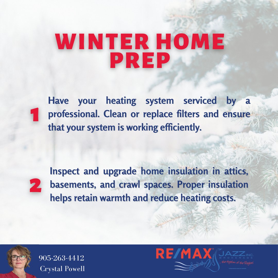 Winter season is just around the corner! Here are some tips on how you can prepare for the cold weather ❄️

#winter #winterseason #canadawinter