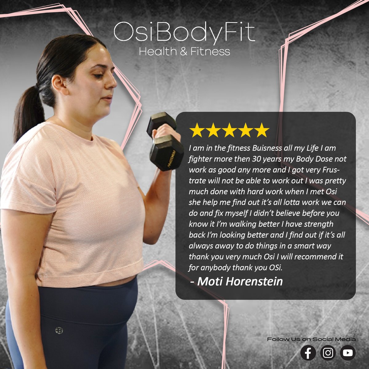 Osi Body Fit is where fitness dreams become a reality. Our clients have achieved incredible results with enjoyment at the core of their journey. Let's make your fitness dreams come true too! 🌟🏋️‍♀️ #FitnessDreams