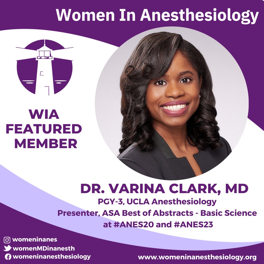 Dr. Varina Clark is a @UCLAAnes research track resident who has not ONCE🙌 but TWICE🙌🙌 presented work on PAH at the Best of Basic Science Session at Anesthesiology - once as a MS and again as a resident! She's celebrating 9 months as new mama of a baby girl🥰. #FeatureFriday