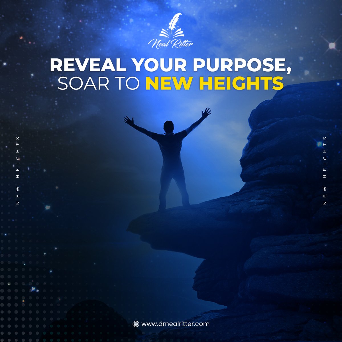 RitterNeal's tweet photo. Identify your mission and reach new heights.
Accept the self-discovery journey, where goals become wings to soar higher in your soul.
https://t.co/vYS04IQTsb
#truthbeyondwords #nealritter #selfrealization #booktwt #writerslift #bookish #author #books #psychologist #therapy https://t.co/GHhwTHo2Wv