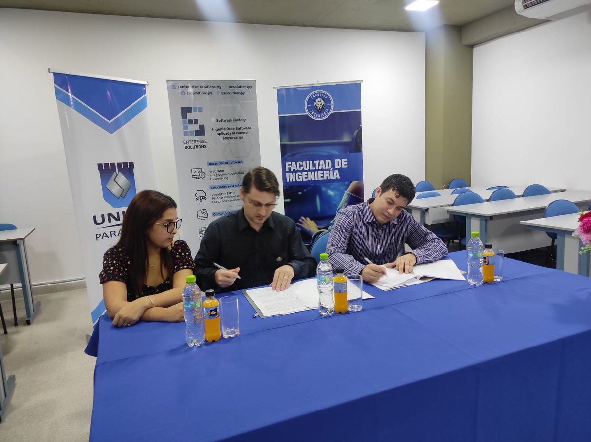 esolutionspy's tweet photo. Convenio Interinstitucional de cooperación entre la Unida y Enterprise Solutions S.R.L. , el presente convenio tiene por objeto la cooperación mutua en el ámbito de sus competencias, tendientes al desarrollo de programas y proyectos que buscan potenciar el crecimiento académico. https://t.co/pN4ZWojVhS
