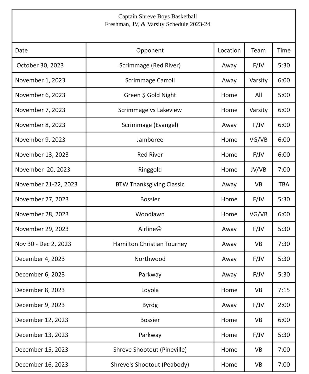 Official Captain Shreve Gators Boys Basketball tweet media