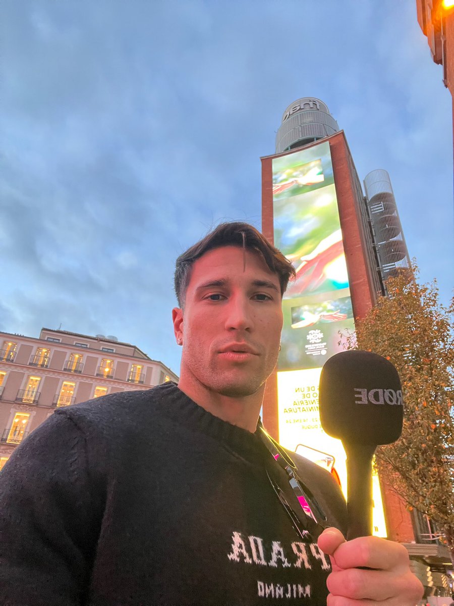 GOnestini's tweet photo. Hoy de reportero 🎬 para una campaña muy importante. Let’s GOOOO Madrid https://t.co/C1EREleS8a