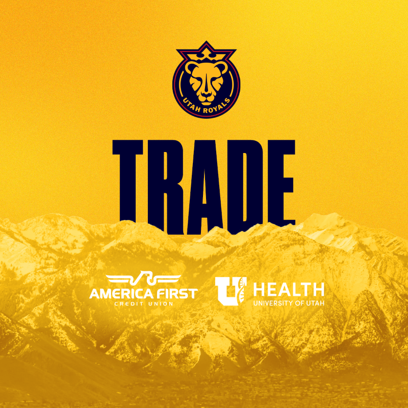 UtahRoyalsFC's tweet photo. Two more Royals have been added to the court 👑

Welcome to Utah, @emily_gray04 &amp; Frankie!