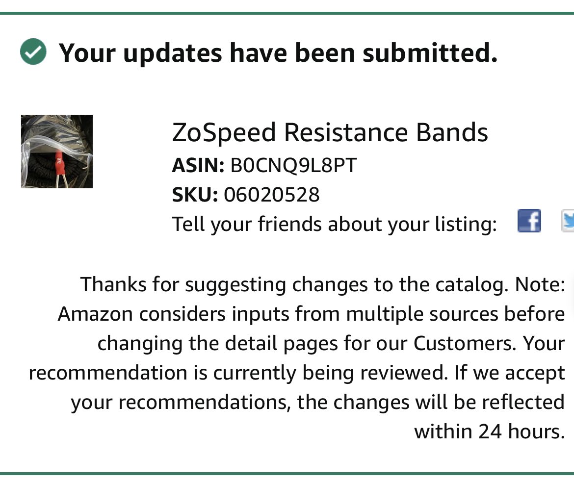 zo_speed's tweet photo. The ZoSpeed Amazon page live in 24 hours! The #ZoSpeed Resistance Bands will be up for sale, designed by me for you!!! https://t.co/501BhiFj49