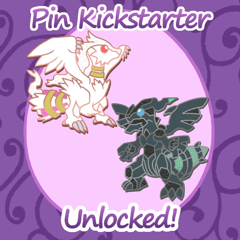 AlltheDwagons's tweet image. Shiny Glitter Variants of Reshiram and Zekrom! Only 2 weeks left of my Dwagon Enamel Pins Part 6 and Dragon Wings Ita Bag Kickstarter!
#pokemonblackandwhite #pokemon #enamelpins #pokemonpin