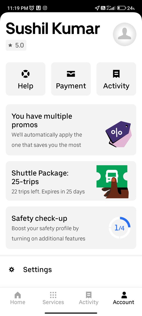 ashuv5185's tweet photo. Hi @UberINSupport @Uber_Support i purchased the shuttle pass of 25 trips but after buying the pass my trip is not booked. Please help me in this matter as soon as possible My payment method is Paytm and it's automatically removed by  application and now it's not working properly https://t.co/F3Nr08EfAT