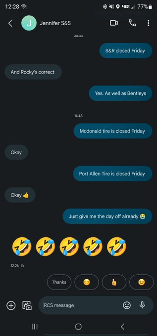 See how my boss do me? Lol https://t.co/uLqHK5OGQU