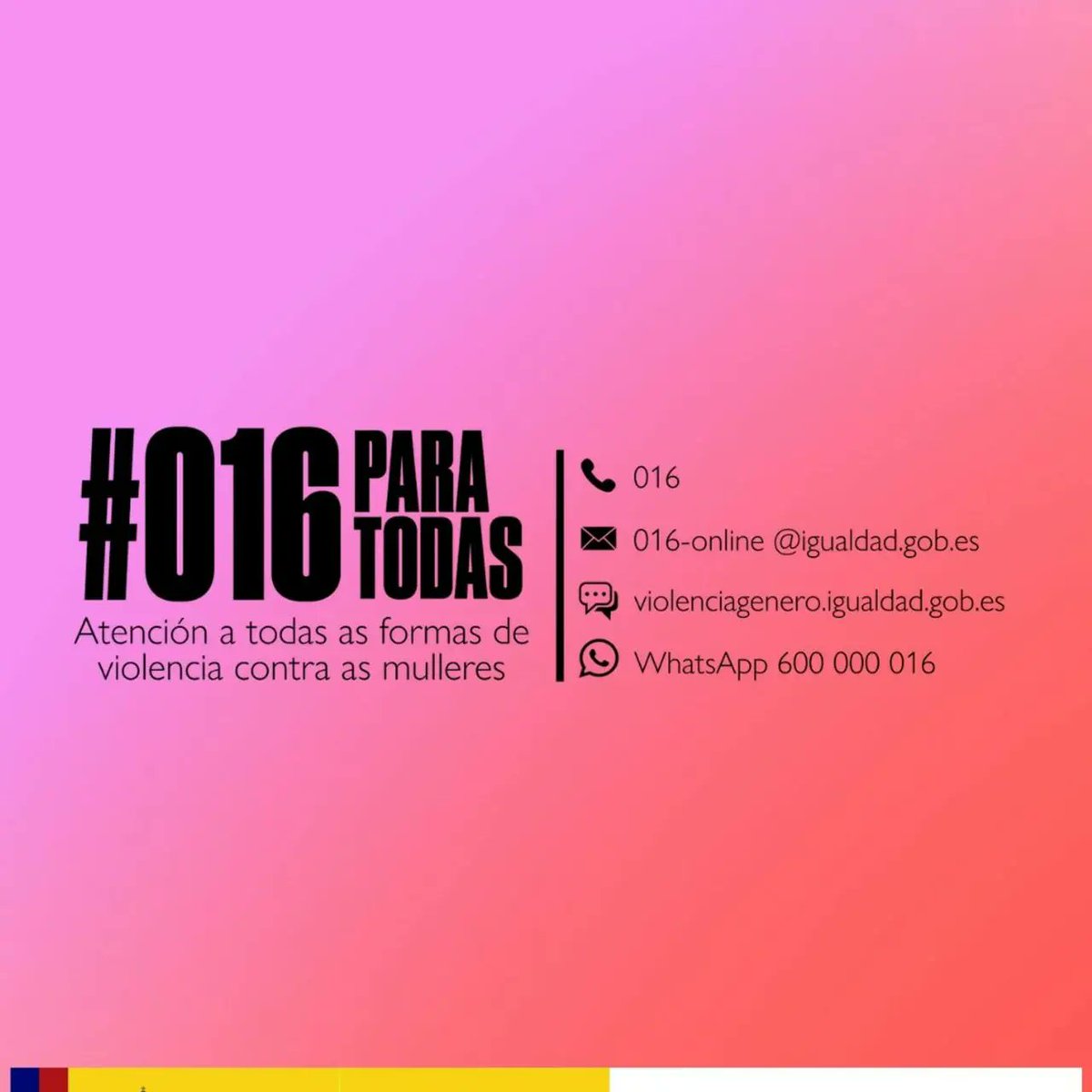 MRivasL's tweet photo. 🟣 Sabías que o 25% das adolescentes entre 16 e 17 anos sufriu violencia psicolóxica de control por parte da súa parella? E que esta porcentaxe dispárase ata o 44% en mulleres entre 16 e 24 anos?
O control non é amor! Non é un #Crush, é un #Catacrush
#Crush ou #Catacrush
#25N https://t.co/S0BMl7eAiZ