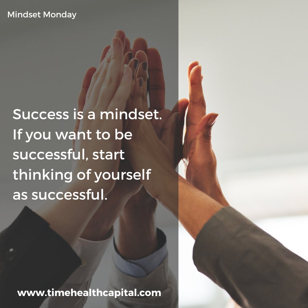 TimeHealthCap's tweet image. 🌟 Believe in your own success story! Start each day with the mindset that you're already triumphant. What you think, you become. #MindsetMondayTHC #ThinkSuccessBeSuccess 🚀✨