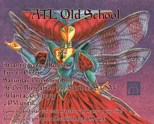 mithmtg's tweet image. If you're headed to @DreamHack
In Atlanta this December come play some Old School. 
I bear no responsibility for this being Atlantic rules with an inadequate number of Strip Mines.
#dreamhack #oldschoolmtg