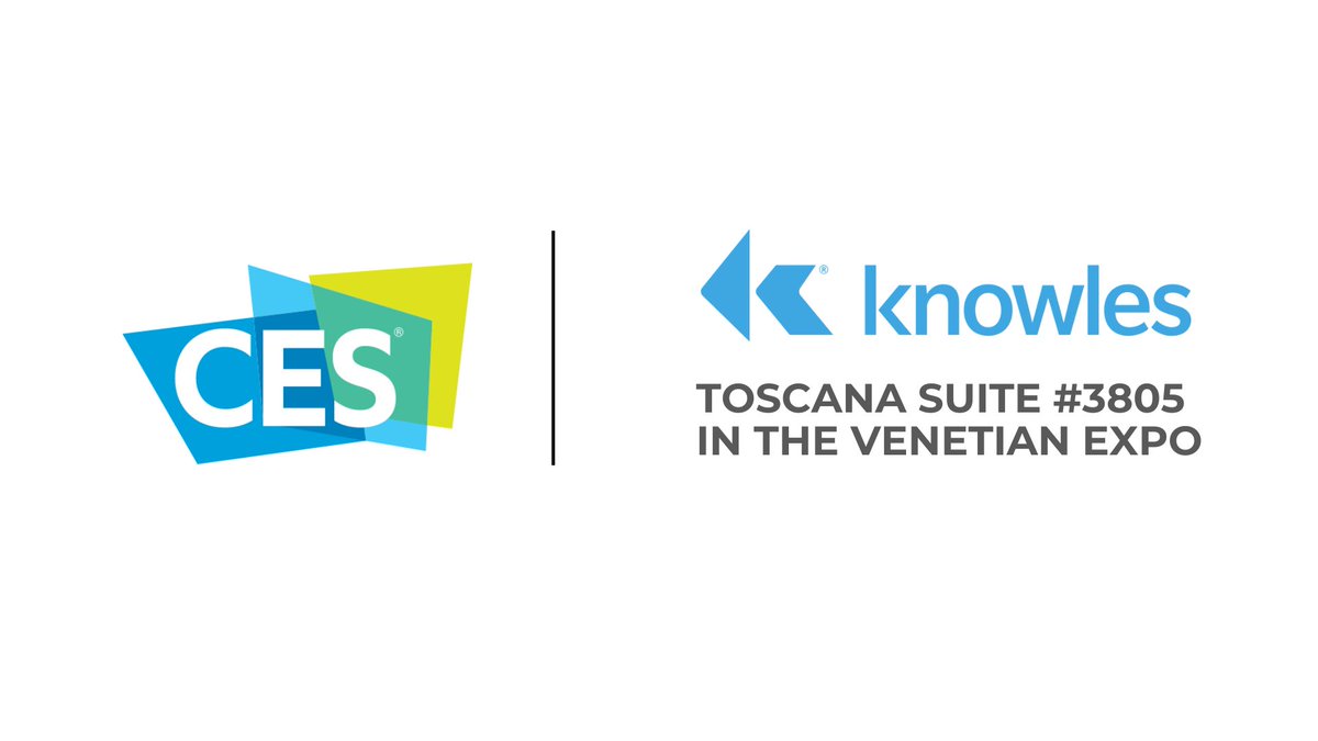 Register for #CES2024 and join Knowles in Toscana Suite 305 to see our latest releases and design wins from partners across the most innovative corners of audio technology. bit.ly/3FTQPvp