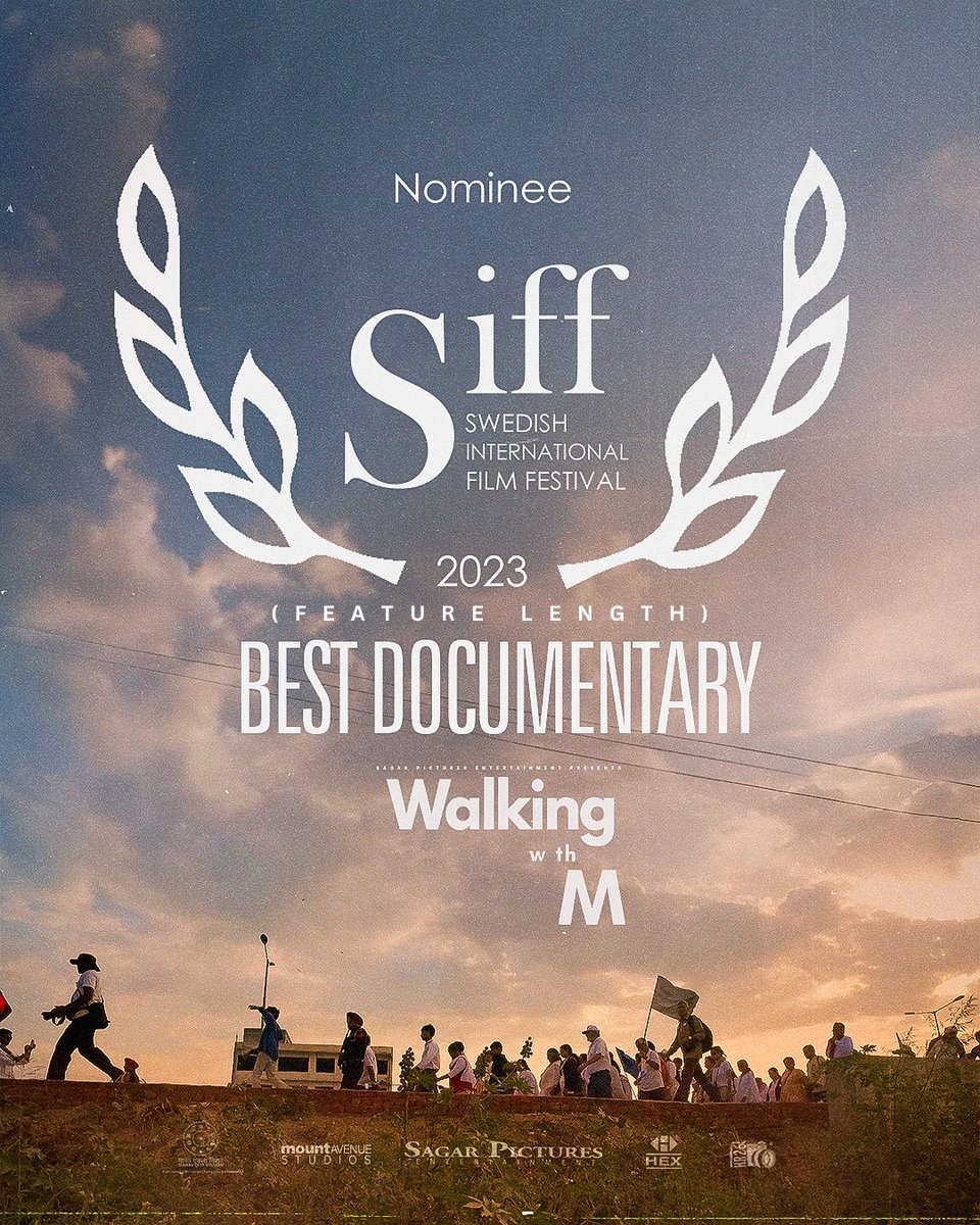 Walking with M (@walkingwithm) on Twitter photo ‘Walking with M’ is now nominated for the Best Documentary (Feature Length) as SIFF’s 29th season's finalist! A big thank you to <a href="/CineSweden/">Swedish Internationl Film Festival</a> and hearty congratulations to the entire team of #walkingwithm ‘Walking with M’ is now nominated for the Best Documentary (Feature Length) as SIFF’s 29th season's finalist! A big thank you to <a href="/CineSweden/">Swedish Internationl Film Festival</a> and hearty congratulations to the entire team of #walkingwithm