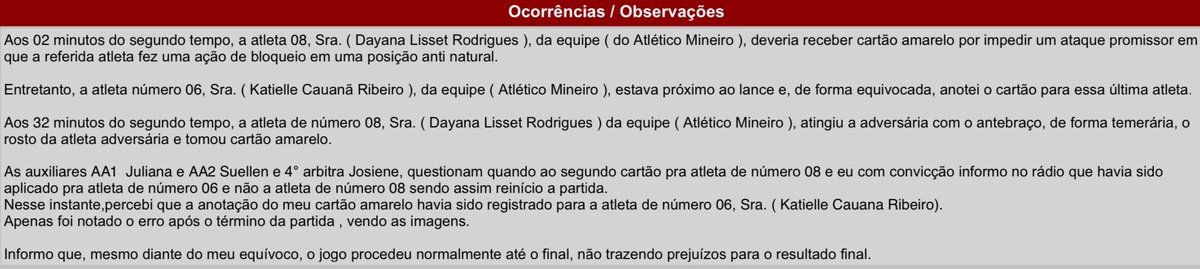 samuelvenancio's tweet image. A súmula saiu. O árbitro assumiu o erro. Meu Deus!