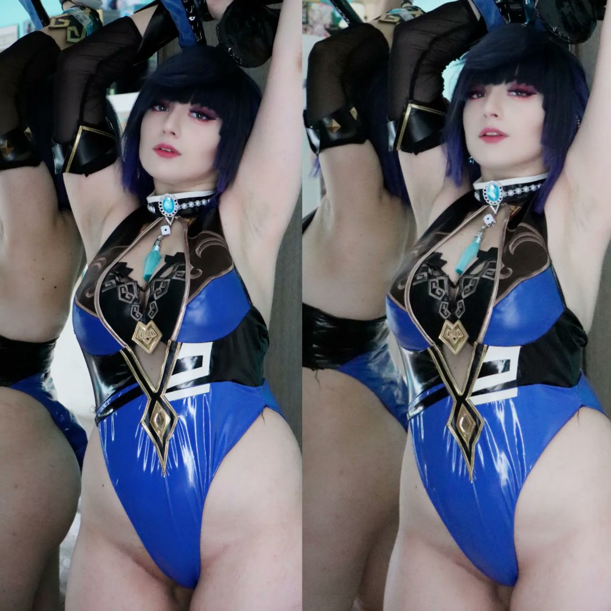shyltacos's tweet photo. 💦New Cosplay : Yelan bunny version🐇

#genshinimpact #yelan #yelancosplay https://t.co/YLwaj364yK