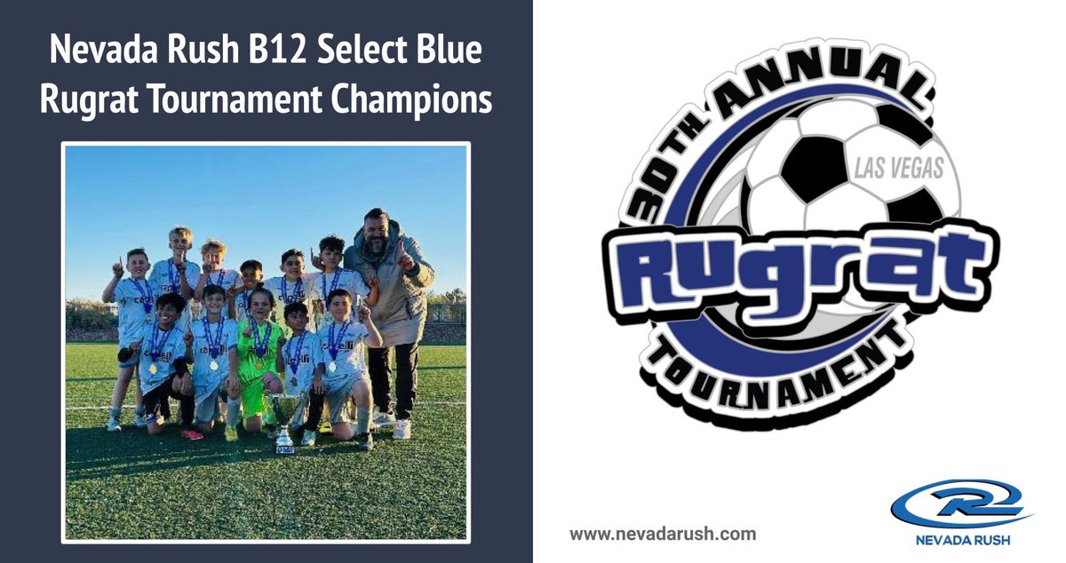 rush_nevada's tweet photo. 𝐍𝐞𝐯𝐚𝐝𝐚 𝐑𝐮𝐬𝐡 𝐁𝟏𝟐 𝐒𝐞𝐥𝐞𝐜𝐭 𝐁𝐥𝐮𝐞 𝐑𝐮𝐠𝐫𝐚𝐭 𝐓𝐨𝐮𝐫𝐧𝐚𝐦𝐞𝐧𝐭 𝐂𝐡𝐚𝐦𝐩𝐢𝐨𝐧𝐬 🏆 Great Job Boys &amp; Coach Eyal Dahan 👏

#RushNation #NevadaRush #RUID 

“We we we are Rush https://t.co/cfoiJLyvP6