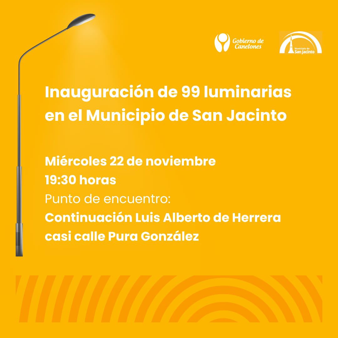 Inauguración 
  <a href="/CristianFB09/">Cristian Ferraro</a> 
 <a href="/IdCanelones/">Gobierno de Canelones</a>