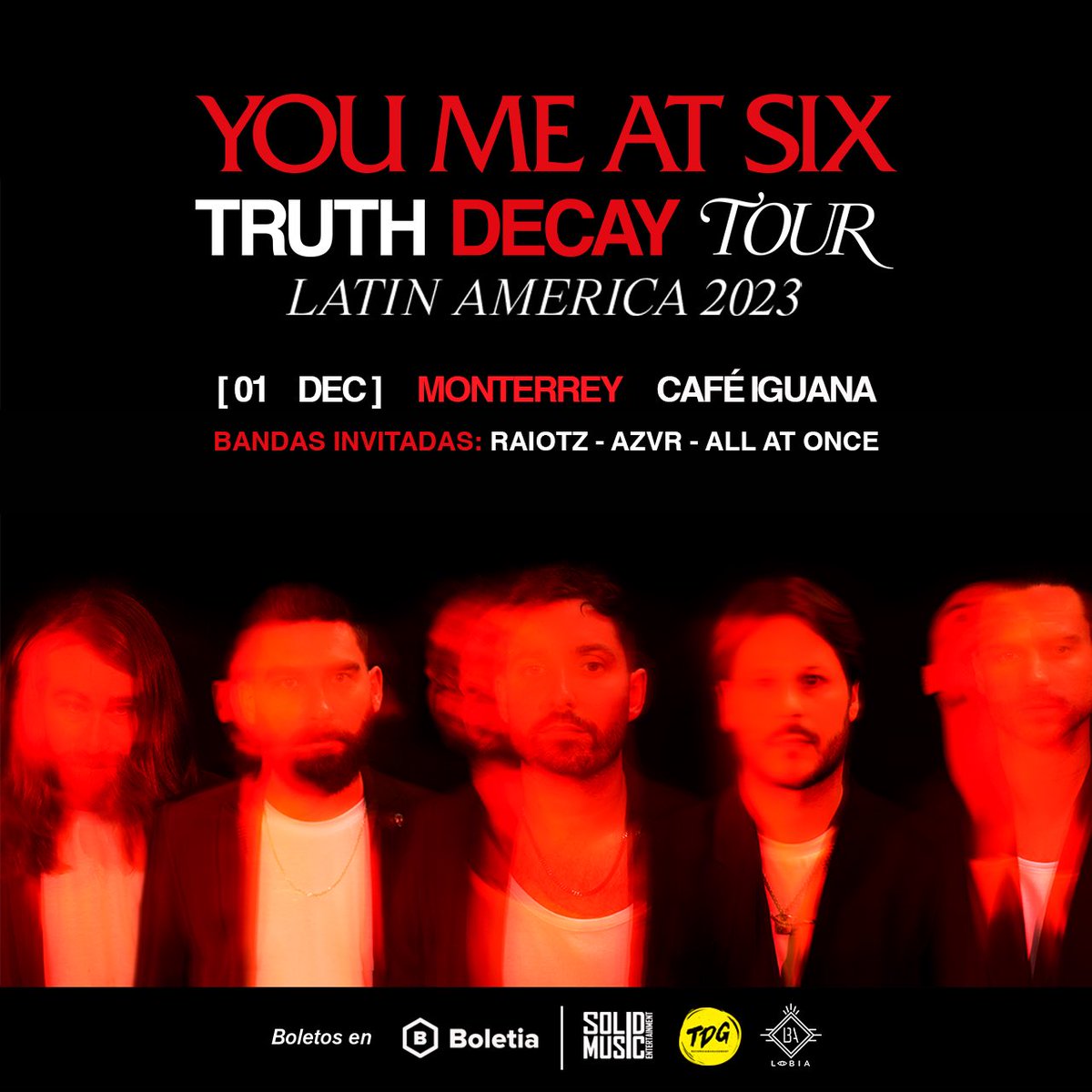 Let’s close the year with a bang! 💥 See you with <a href="/youmeatsix/">You Me At Six</a> on December 1st!