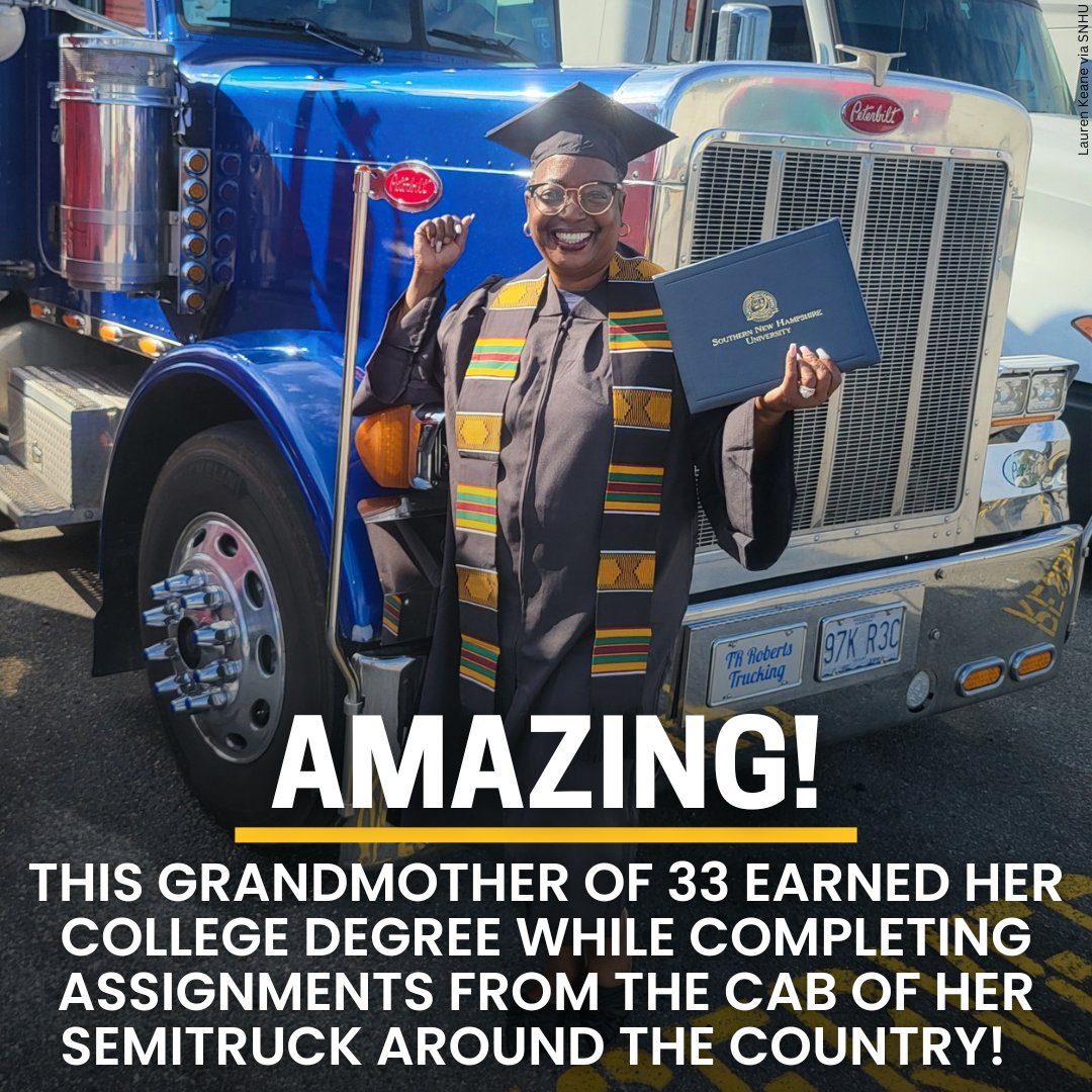 Two grandmothers who graduated from Southern New Hampshire University proved this weekend that you’re never too old to chase after your dreams.

Details >>> tinyurl.com/mpzvt34e?utm_s…