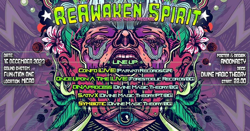 psylicious's tweet photo. 💥🔊Divine Magic Theory presents: ReAwaken Spirit
🔊💥 Info: https://t.co/DRCqZeO6Th

@divinerec #divinemagictheory #psytrancebulgaria #darkpsy #darkpsytrance #forestpsytrance #psytrance #psychedelic #psychedelictrance #electronicmusic #trippymusic #trance #trancefamily https://t.co/hfGkrlZen7