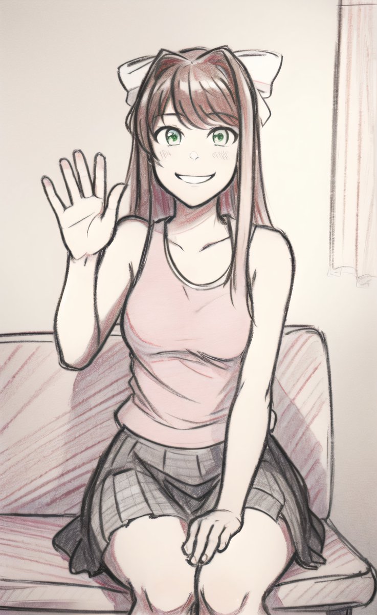 RepRez420's tweet photo. Meeting up for a rainy Monday off...............................................................#Monika #DDLC #DDLCPlus #ddlcmonika #DDLCfanart #animegirl https://t.co/APh7daVlrG